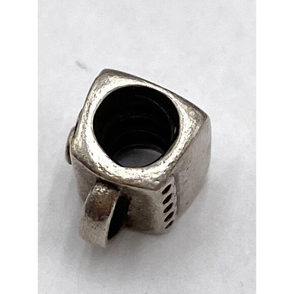 Pandora S925 ALE Sterling Silver Purse Pink CZ Vintage Retired - Picture 4 of 6